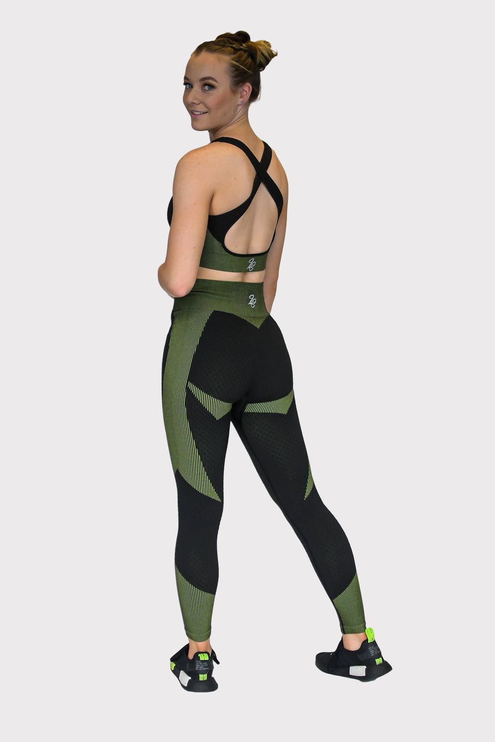 Green & Black 3-piece Workout Set